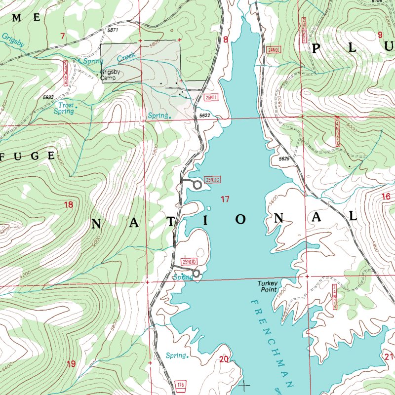 Side Trip Frenchman Lake (Hwy. 70) Guide to Highway 395 A